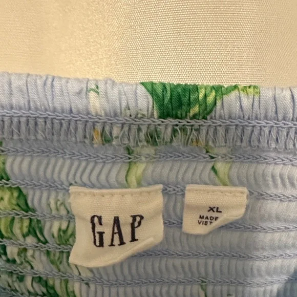 GAP Lemon Patterned Maxi Dress - Blue and Yellow - Picture 2 of 3